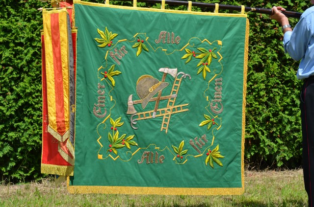 Traditionsfahne Feuerwehr Aue